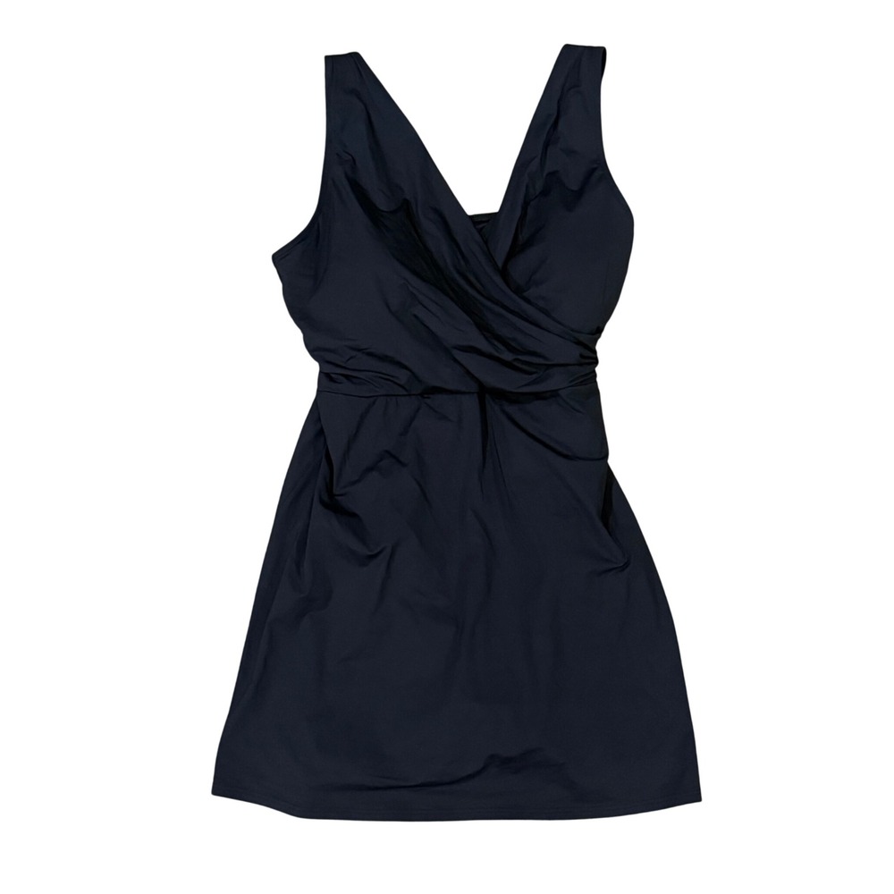 Lands' End Navy One-Piece Swimdress